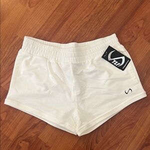 Nike Women's White Athletic Shorts